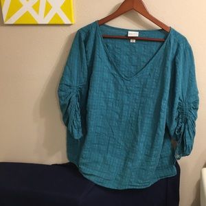 Turquoise shirt